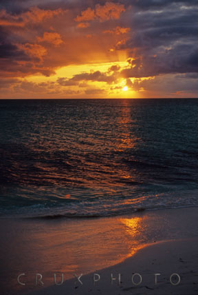 Sunset in Anegada, BVI.  Copyright Nate Young and Crux Photo.