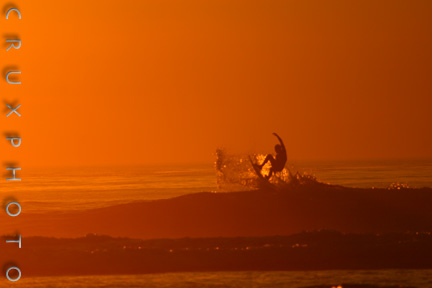 San Diego Surfing at Sunset Cliffs.  Copyright Nate Young and Crux Photo.